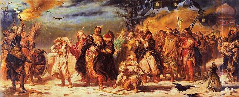 Jan Matejko Ivan the Terrible. oil painting image